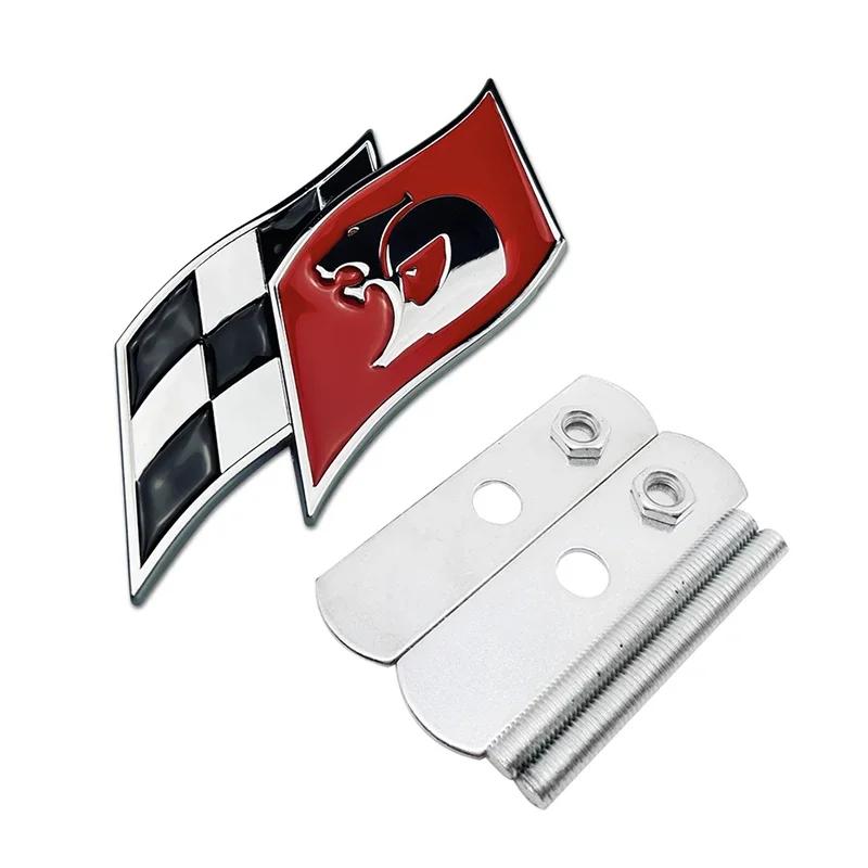 Car Front Grille Emblem Tail Box Metal Bagde Sticker