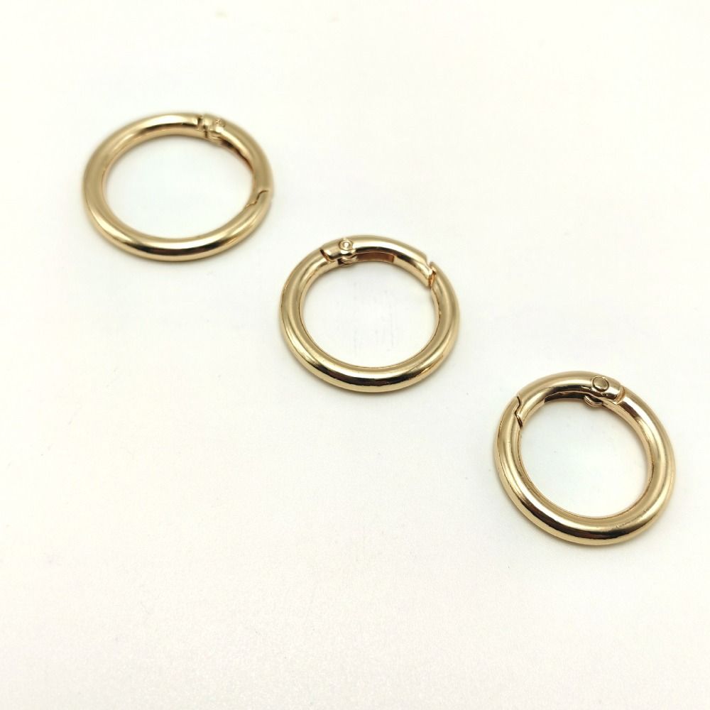 Круглая пряжка Gate с покрытием, легкая пряжка с защелкой, зажим, новый разъемный брелок для ключей, аксессуары для сумок