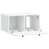 Wall Mounted TV Cabinet 59.5 x 41 x 30 cm White Engineered Wood