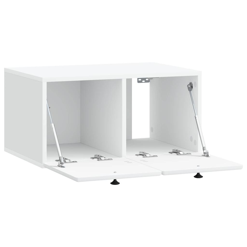 Wall Mounted TV Cabinet 59.5 x 41 x 30 cm White Engineered Wood