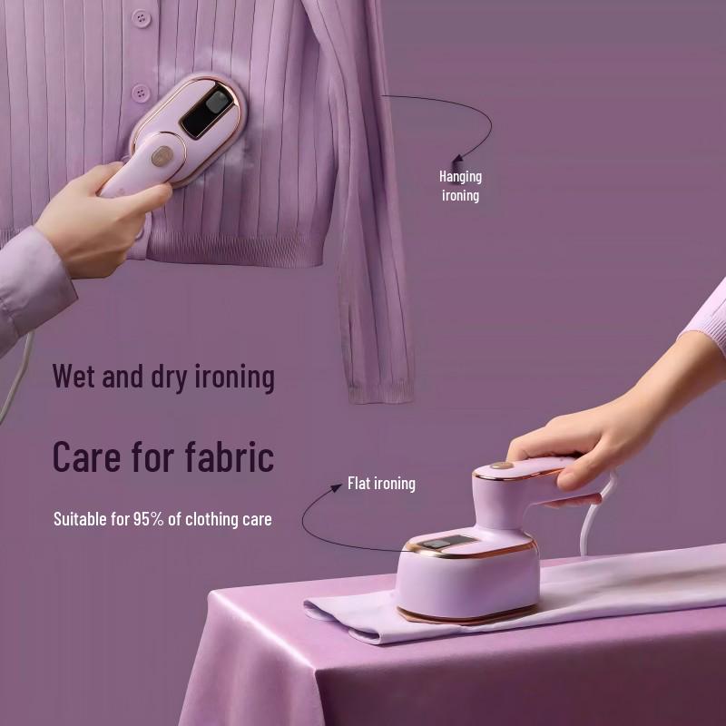 Rotatable Dual-Use Handheld Steam Iron & Portable Garment Steamer