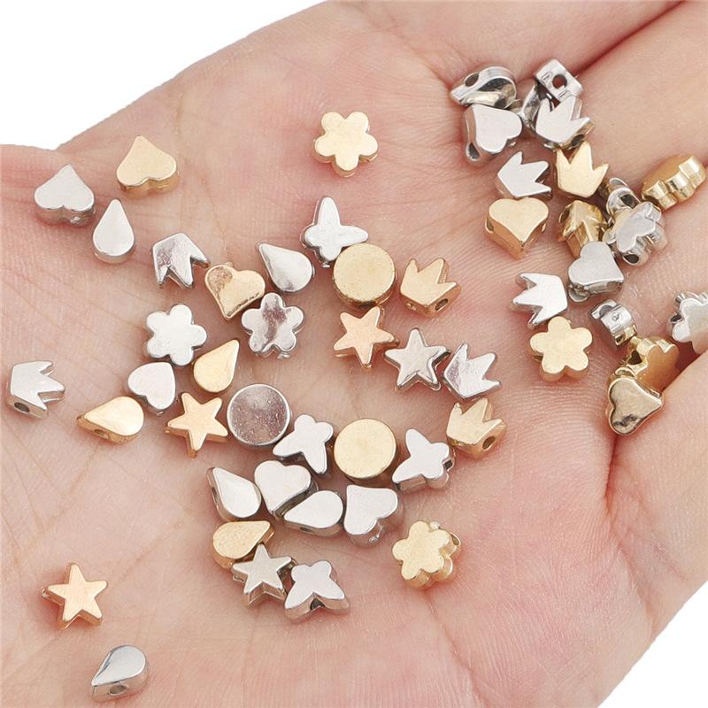 100PCS/Lot High Quality CCB Star Spacer Beads DIY Bracelet Necklace Handmade Accessories for Jewelry Making