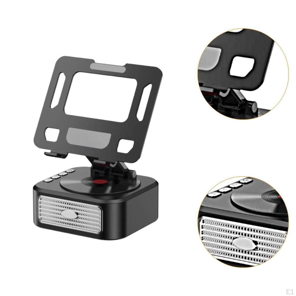 Подставка для планшета 5 Вт, устойчивая, вращение на 360°, черный, многофункциональный телефон