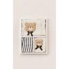 Teddy Bear and Embroidered 100% Cotton Newborn Clothes 5-Piece Hospital Discharge Set
