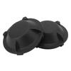 1 Pair Headlight Rear Cover ABS Dustproof Headlamp Rear Socket Cover Cap for ZX‑10R 2011‑2020
