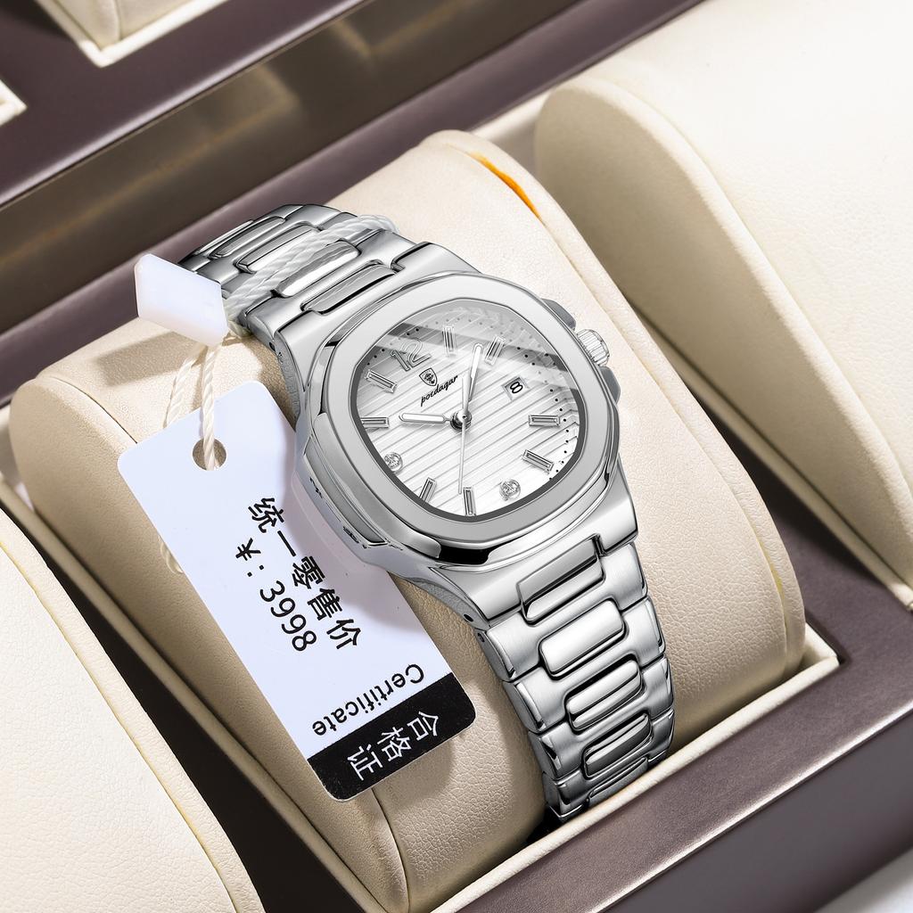 Swiss Brand New Thin Luminous Women's Quartz Watch Ultra Slim Ladies Wristwatch