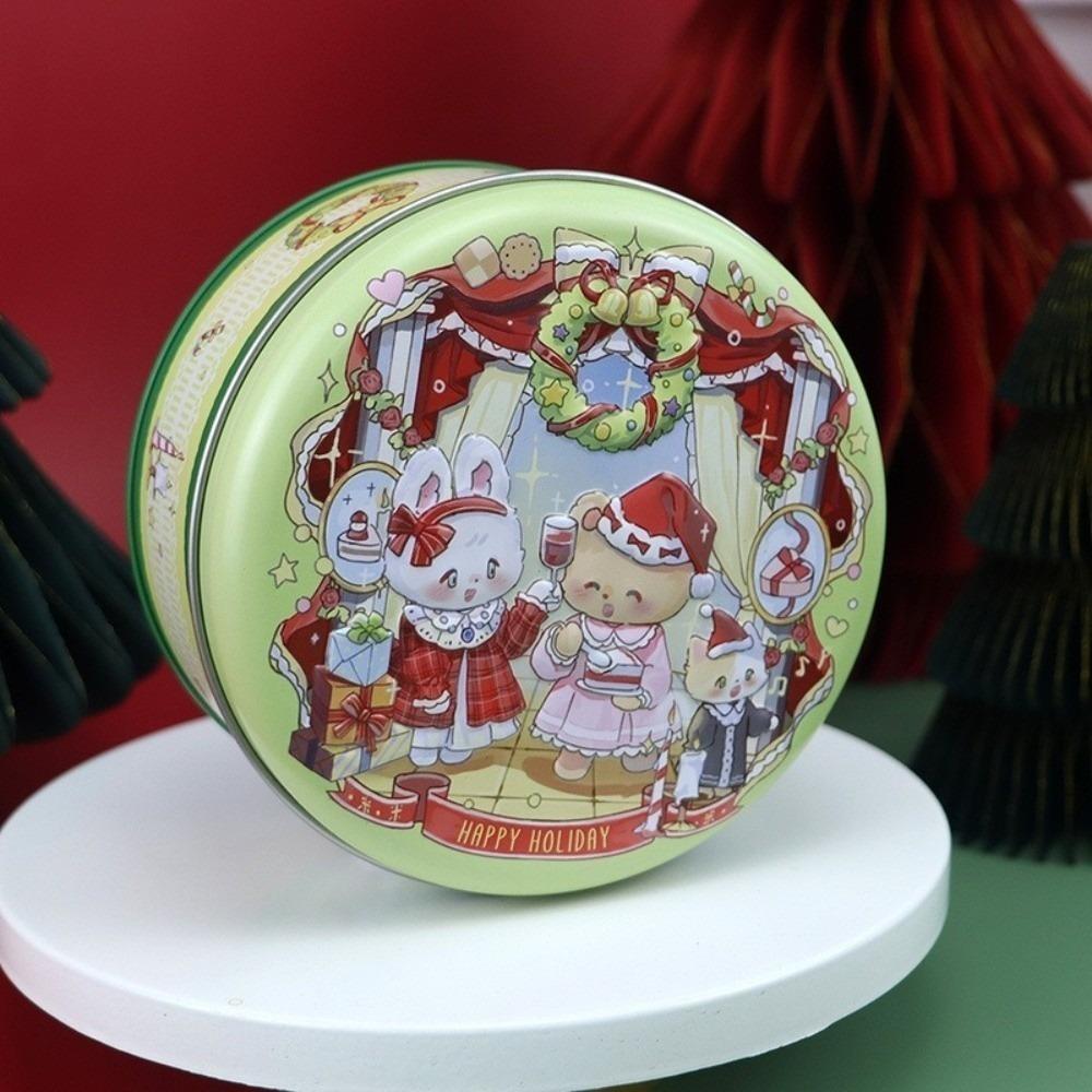 Коробка для хранения конфет с мультяшным узором, 3D-рельефная подарочная упаковка, упаковка для выпечки