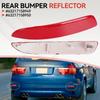 For BMW E70 X5 2007-2013 2x Red Rear Bumper Reflector Light Left Right Brake Tail Lamp Replacement Parts 63217158949 63217158950