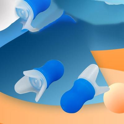 5 пар силиконовых берушей для сна, многоразовые беруши, звукоизолирующие беруши для полета, самолет