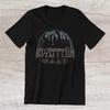 LED ZEPPELIN Символы Zoso Тяжелый Рок-Бенд на Хлопковой Футболке Пряденной Кольцевым Способом Унисекс Футболка