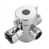 Adapter Adapter Chrome 3-Way T-Adapter Water Valve Toilet Bidet Shower Head Diverter