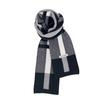 Men's Autumn/Winter Plaid Scarf: Warm Korean-Style Versatile Snood for Students and Youth
