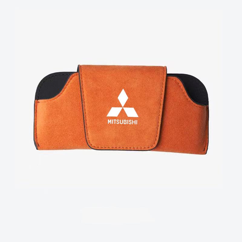 pdsh9 Car Sun Visor Glasses Box Anti-scratch Protection Box for Mitsubishi Pajero Colt I200 Space Delica Triton Ralliart Ex Mirage