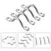 4Pcs 5/6/8mm Wire Eye Straps 316 Stainless Steel Deck Loop  Canopy Engines Accessories