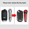 ABS Carbon Remote Car Key Cover Case For Kia Stinger GT CK K9 K900 2017 2018    2022 4 Buttons