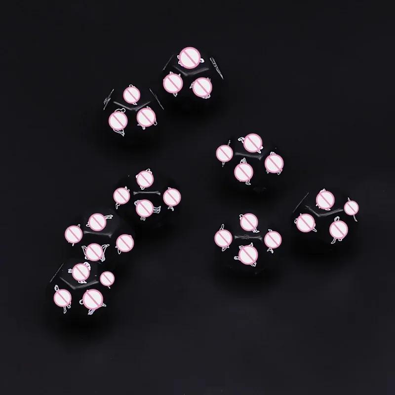 SM Sex Pose Dice Acrylic Pearl Dice Collection Couple Sex Night Light Dice Newlyweds Bedroom Naughty Games Sex Toys