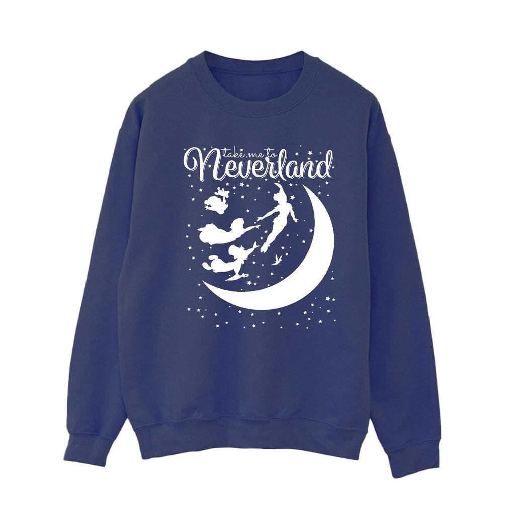 Disney Womens/Ladies Peter Pan Take Me To Neverland Sweatshirt