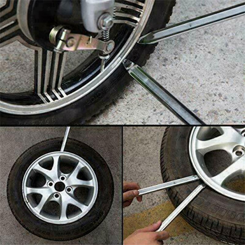 Car Tire Wrench Removal Tool Steel Spoon Tire Iron Rim Opener Lever Changer Car Repair Tools Motorcycle Car Accessories