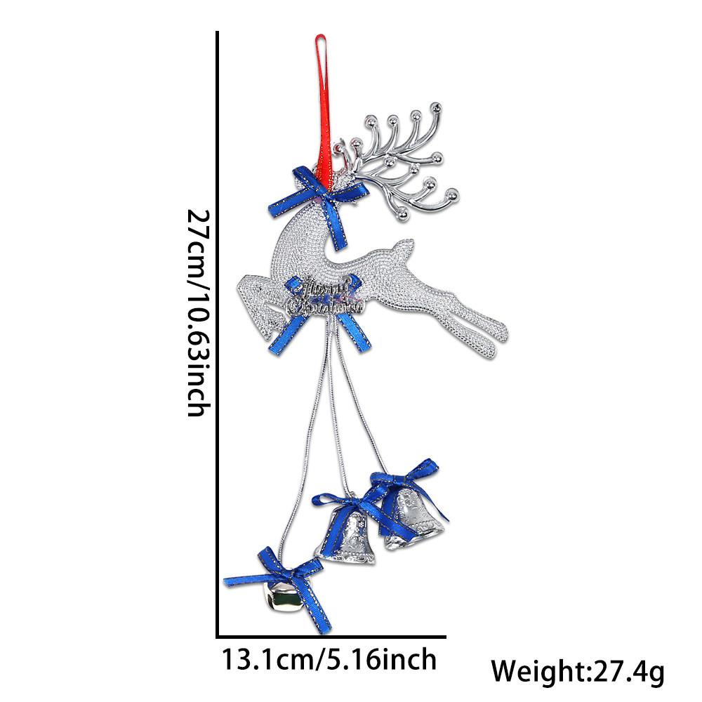 Stylish Holiday Reindeer Hanging Decorations In Gold Red Silver For Christmas Cheer