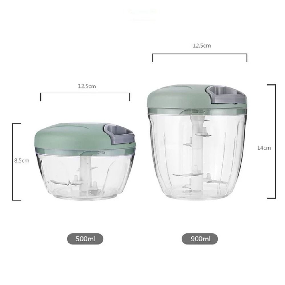 PP Хранение Ручной Измельчитель Пищевых Продуктов 500/900 МЛ Ручная Мощная Мясорубка Новый Чеснок Блендер Овощи Фрукты