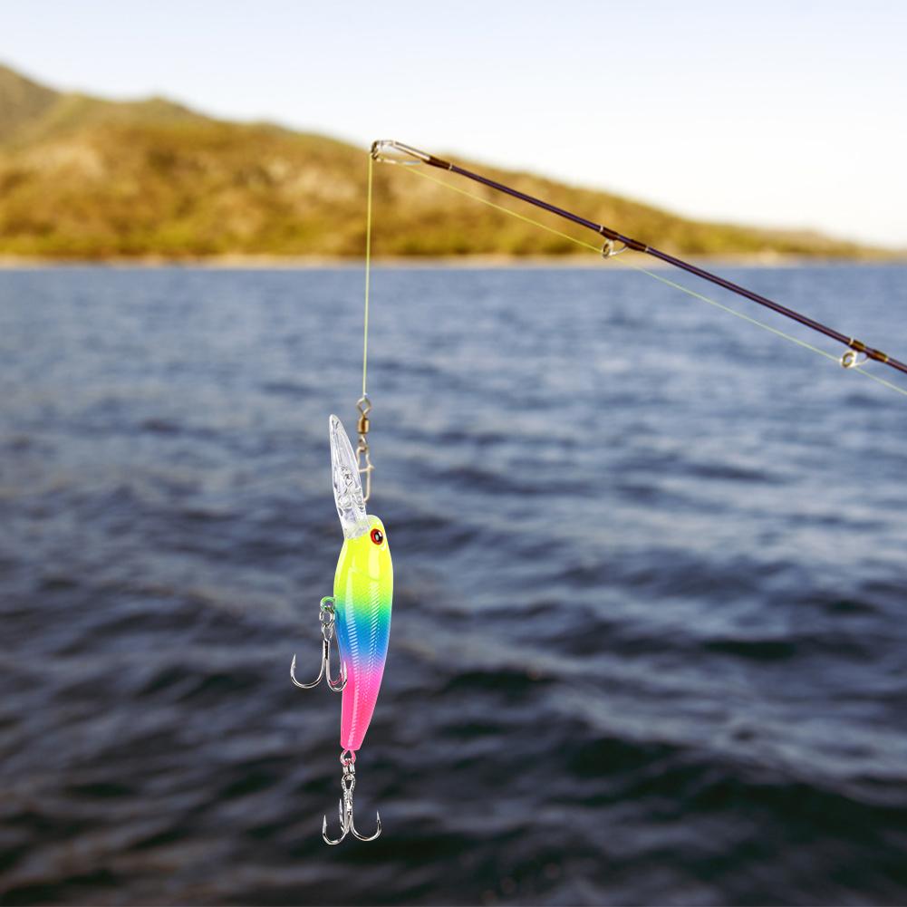 20 шт. Пластиковые рыболовные приманки, красочные искусственные реалистичные рыболовные приманки, снасти