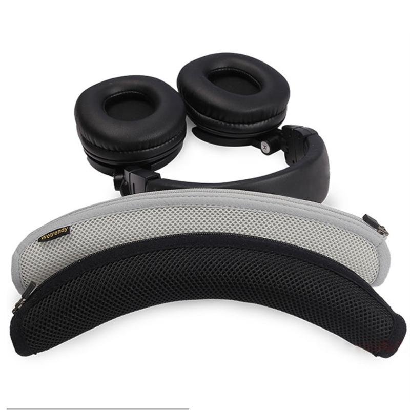 Дышащая накладка на оголовье для наушников ATH M50X Рукав для дужки Предотвращает износ Улучшает опыт ношения