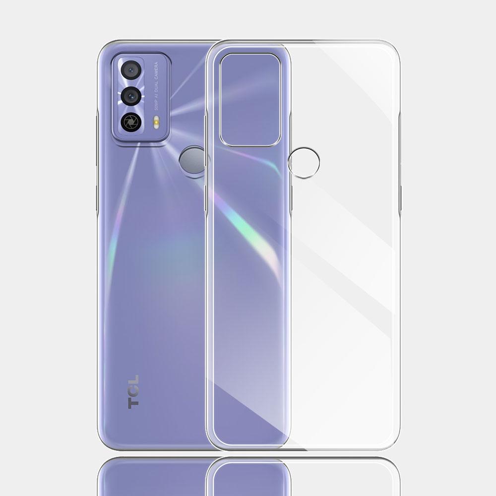 For TCL 20B Case 6.52 Inch 6159K Ultra Thin Silicone Soft TPU Clear Back Case Cover For TCL20B Coque For TCL 20 B 20B Funda