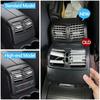Rear Console Fresh Air Conditioner Chrome Vent Grille Outlet Cover For Mercedes Benz W212 E Class E260 E300 E320 2012-2015