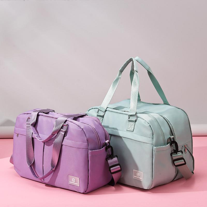 Расширяемая дорожная сумка большой вместимости для раздельного использования в сухом и мокром виде, сумка для спортивного зала для плавания, женская легкая дорожная сумка