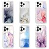 Мраморный прозрачный противоударный чехол для телефона для iphone 15 14 Plus 13 12 11 Pro Max, силиконовый мягкий ТПУ прозрачная задняя крышка