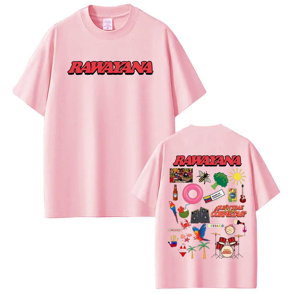 Rawayana ¿Donde Es El After Album Tour Printed T Shirts Unisex Women Fashion Gothic Tshirt Unisex Summer High Quality ONeck T Shirt