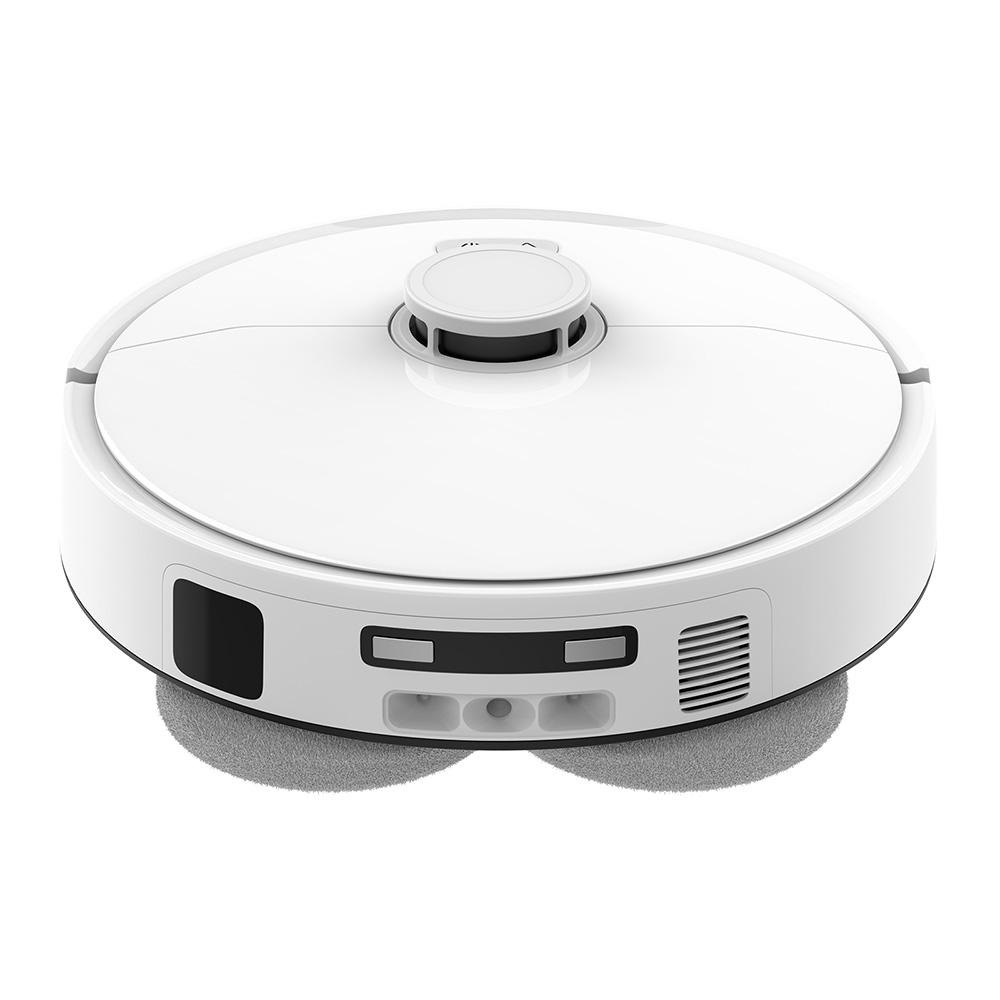 Робот-пылесос Teendow D63S Ultra с интеллектуальной навигацией по радарному сканированию, пульт ДУ, мощность всасывания 20000 Па, управление через приложение, белый