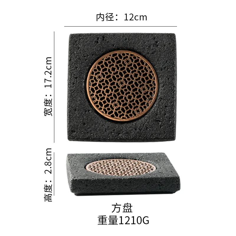 Тарелка для сухого льда в отеле Копченая миска для барбекю Планета Тарелка с шариками из вулканического камня и угля Тарелка для молекулярной кухни Концептуальная посуда