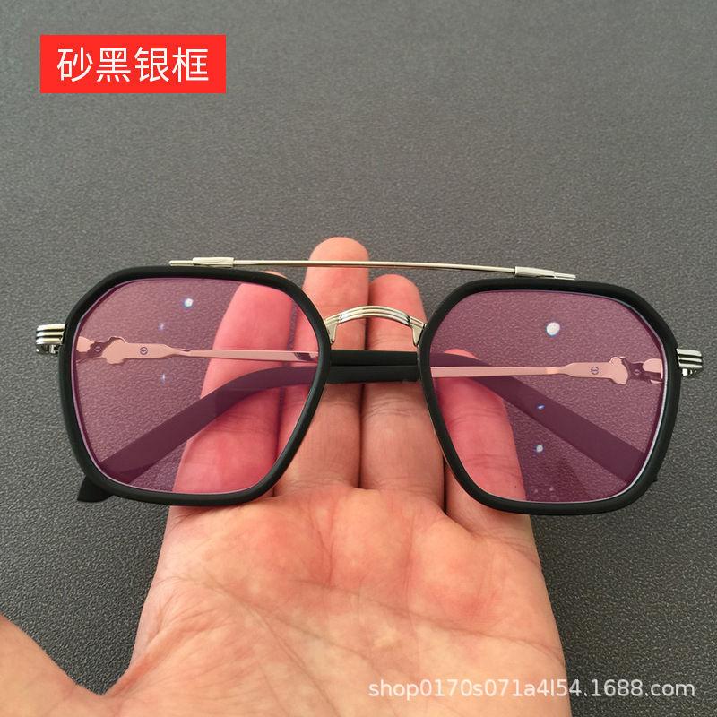 Photosensitive color-changing glasses high definition anti-blue light trend domineering optical mirror student degree myopia mirror L