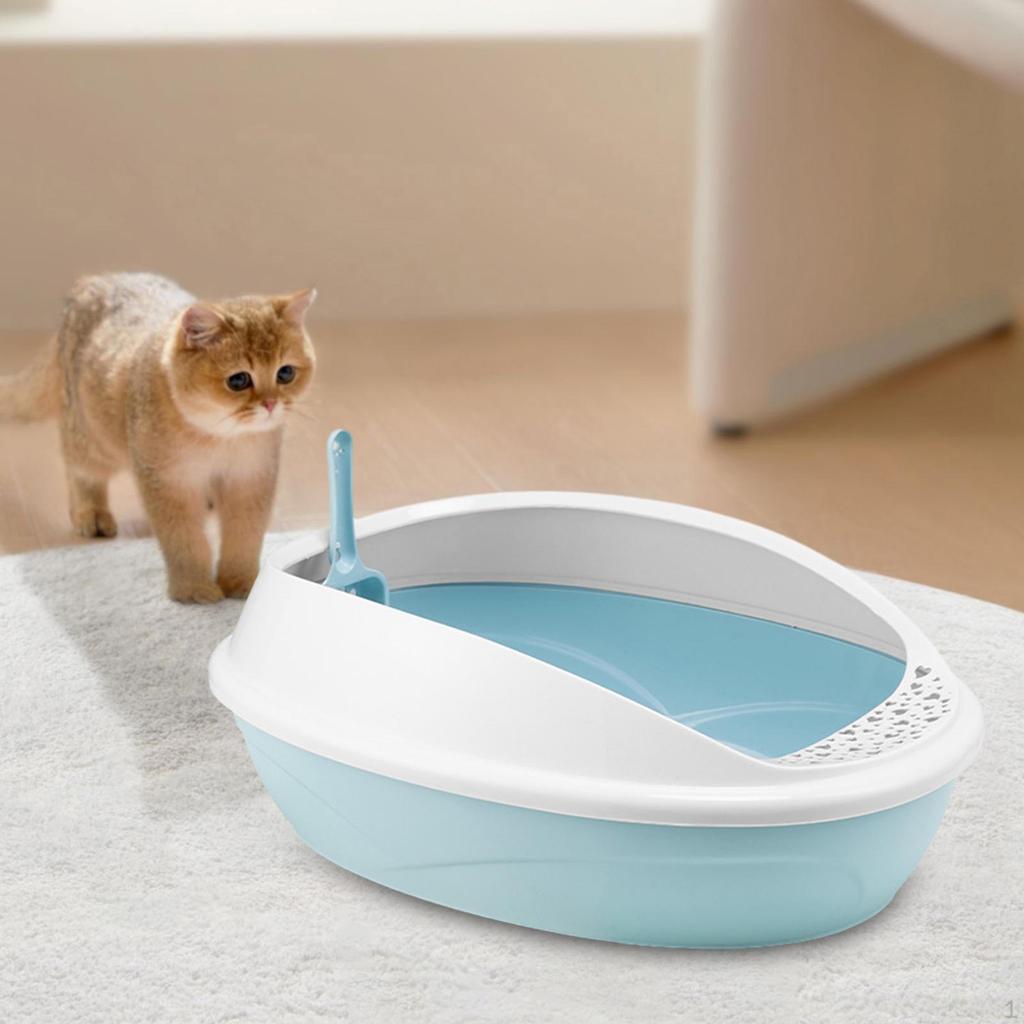 Туалет для кошек, открытый лоток для домашних животных, кошачий туалет, подстилка-песочница для всех
