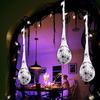 Hanging Design Glowing Spider Egg Glowing Effect Hanging Halloween Decoration Outdoor Decor