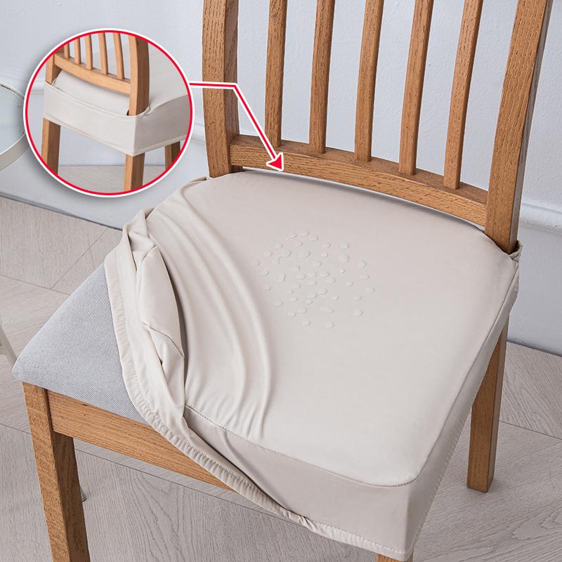 Водонепроницаемые эластичные чехлы на сиденья из полиуретана для обеденных стульев, моющиеся чехлы для обеденных стульев, защитные чехлы для стульев для офиса, банкета, 1 шт.