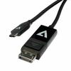 Écran V7 - V7UCDP-2M - Câble 2m - Connexion DisplayPort - Couleur Noir