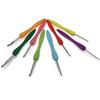 8Pcs/Set  2.5-6.0Mm Aluminum Crochet Needles Cushioned Handles Knitting Needles