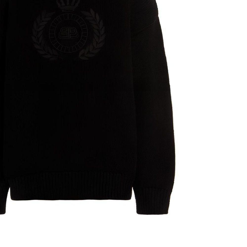 Balenciaga Свитер с круглым вырезом и логотипом-венком из лавровых листьев Bb 664369T32111000