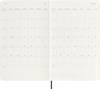 Ежедневник Moleskine 2025, с началом в июле, 18-месячный, еженедельный, с мягкой обложкой, большого размера (13см Ш x 21см В), Миртовый зеленый, DSK1518WN3Y26