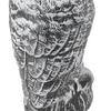 Hibou en plastique aux yeux brillants, aspect réaliste, résistant à l'eau, répulsif à oiseaux pour maison, jardin, terrasse, clôture