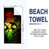 Bob Marley Poster Print Beach Towel, Large Soft Quick Dry Towel for Beach Camping Swimming