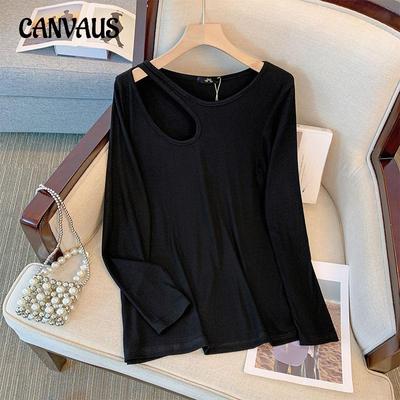 Весенне-осенние женские нижние рубашки, топы с длинными рукавами большого размера, повседневная блузка