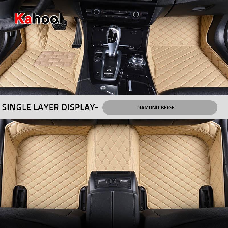 Автомобильные коврики KAHOOL на заказ для VW Passat Saloon Sedan B5 B5.5 B6 B7 B8, автоаксессуары для ног