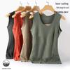 Women's Heated German Velvet Vest - Thickened, Seamless Design for Warmth and Protection