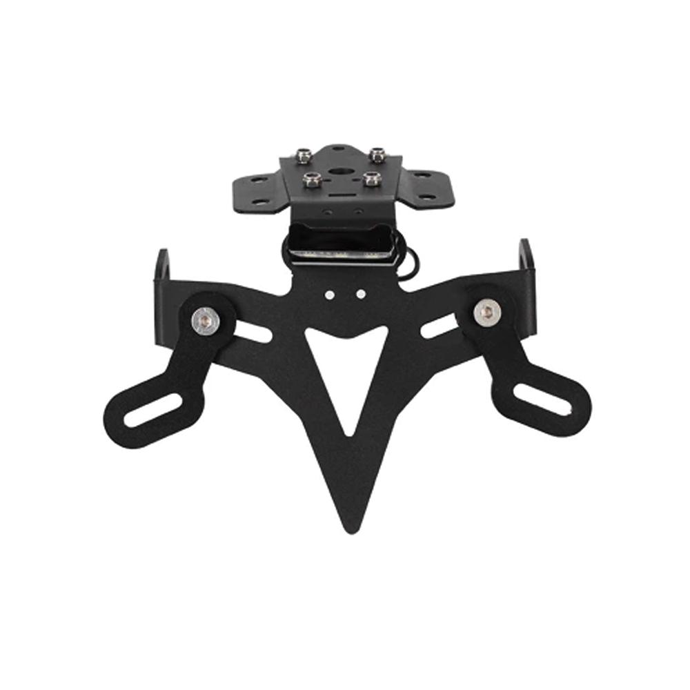 MT07 Registration License Plate Holder Mount Bracket with LED License Plate Light Accessories For Yamaha MT-07 FZ07 2013-2024