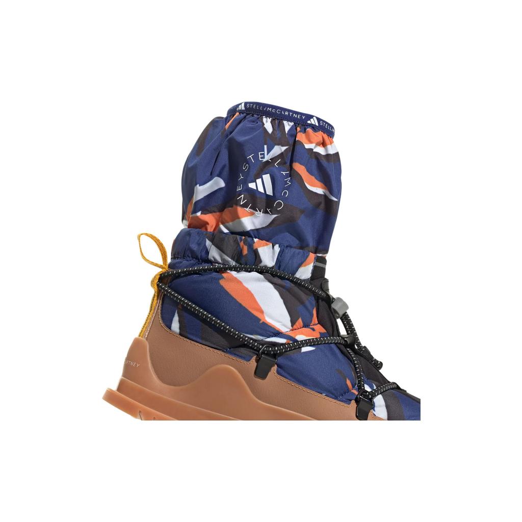 Adidas X Stella McCartney Collaboration Non-Slip Durable High-Top Outdoor Functional Shoes Women Shoes Blue Brown ID9610