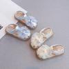 Girls Baotou Sandals 2025 Summer New Pearl Bow Girls Beach Shoes Children's Foreign Princess Shoes Tide