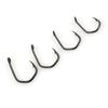 500 pieces per bag Eyed Barbed Fishing Hooks Pinpoint Claw PTFE Coated High Carbon Steel Durable hooks 8019